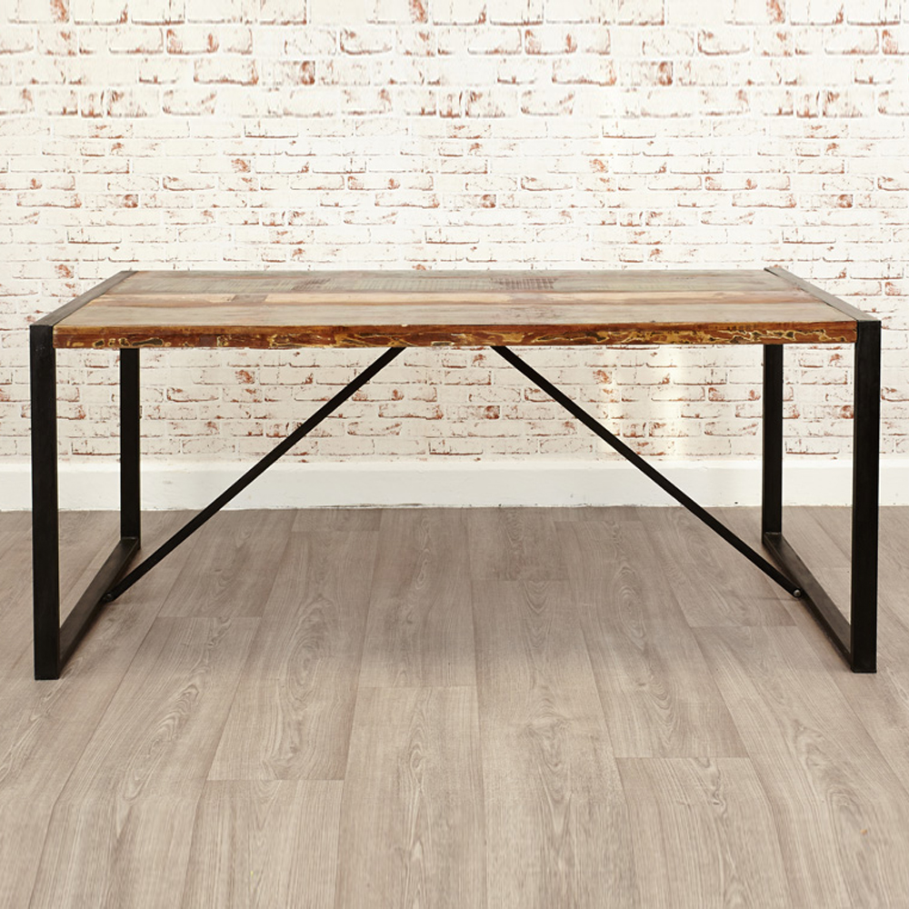 Utica Large Wooden Dining Table In Satin Lacquer