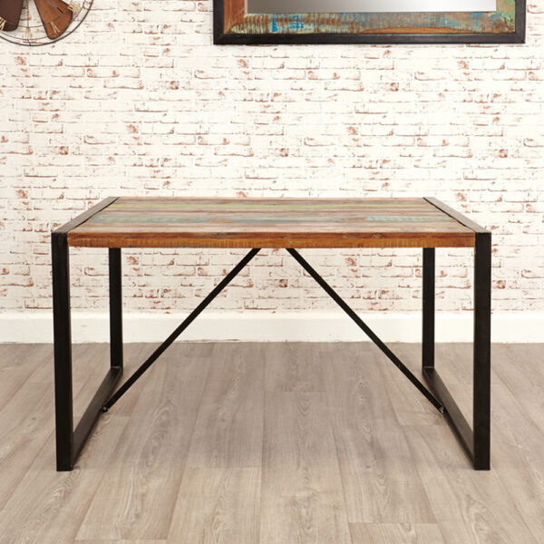 Utica Small Wooden Dining Table In Satin Lacquer